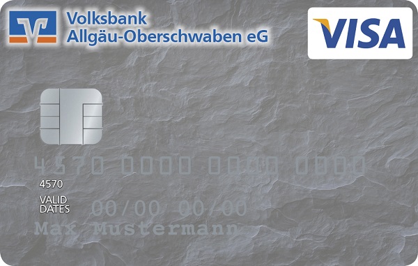 VBAO-FreeCard (Kreditkarte) - "Schiefer"